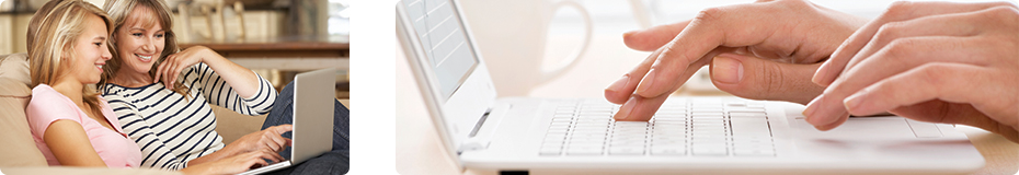 Banner Image Two People Using Computer